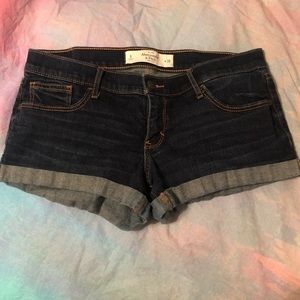 Abercrombie & Fitch Dark Wash Jean Shorts